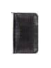 Scully Croco/Ostrich Leather zip pocket planner Scully