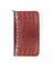 Scully Croco/Ostrich Leather zip pocket planner Scully