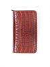 Scully Croco/Ostrich Leather zip pocket planner Scully