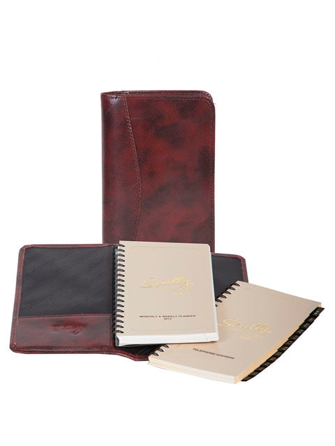 Scully Italian Leather pocket planner Scully