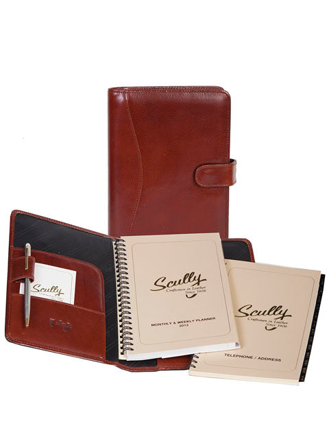 Scully Italian Leather weekly planner Scully