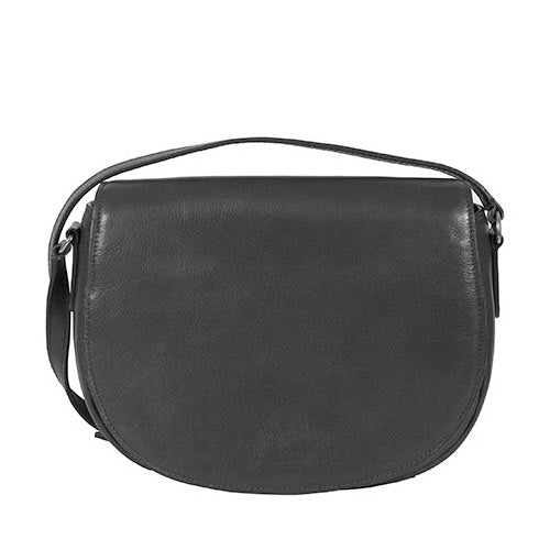 Scully Leather Full Flap Handbag Black