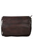 Scully Leather Goat Washed Messenger Brief Chocolate