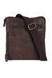 Scully Leather Goat Washed Shoulder Tote Chocolate