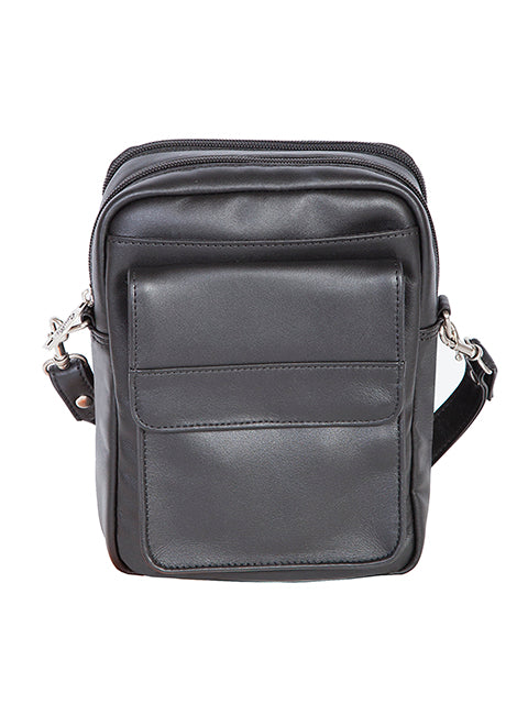 Scully Leather Shoulder Tote Black