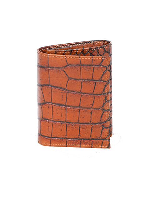 Scully Leather Tri-Fold Wallet w/ ID Window Assorted Colors Scully