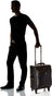 Scully Leather Wheeled Carry On Black Scully