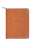 Scully Leather Zip Letter Pad Antique Brown
