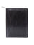 Scully Leather Zip Letter Pad Black Lizard