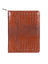 Scully Leather Zip Letter Pad Dark Brown