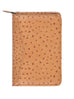 Scully Leather Zip Weekly Planner Antique Brown