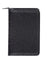 Scully Leather Zip Weekly Planner Black Ostrich
