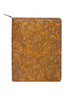 Scully New Tooled Leather zip letter pad Scully