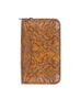 Scully New Tooled Leather zip pocket planner Scully