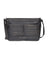 Scully Sanded Calf Leather Crossbody Messenger Brief Black Scully