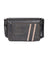 Scully Sanded Calf Leather Crossbody Messenger Brief Black Scully