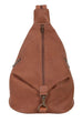 Scully Sierra Collection Leather Travel Sling Brown