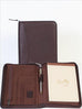 Scully Soft Plonge Leather junior zip padfolio Scully