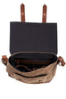 Scully Suede and leather messenger bag Scully