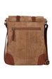 Scully Suede and leather messenger bag Scully