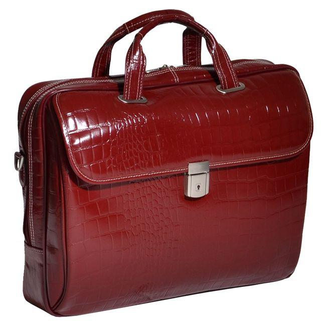 Siamod Servano 13.3" Leather Ladies Laptop Briefcase