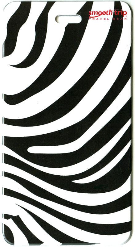 Smooth Trip Animal Prints Luggage Tag Zebra