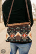 South Point Crossbody Bag Cowhide and Conchos