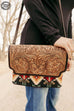 South Point Crossbody Bag Cowhide and Conchos