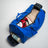 Royal Blue Leather Duffle Bag Sole Premise