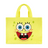 SpongeBob Yellow Travel Tote with Trolley Strap Ful Luggage