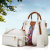 Fashionable Women's Handbag Set with Shoulder Bag (4 Pcs) Trendy Attic Store01