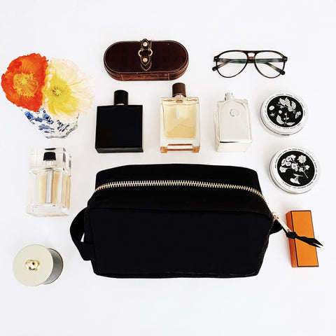 Toiletry Bag - Organizing Pouch, Large, Black Bag-all