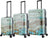 TUCCI Italy Emerald Marble (20”, 24” & 28”) Hardside Suitcase Set Tucci