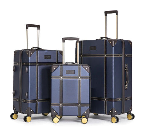 TUCCI Italy LEGATO 03 PC 20", 24", 28" Vinchic Vintage Luggage Suitcase Set Tucci