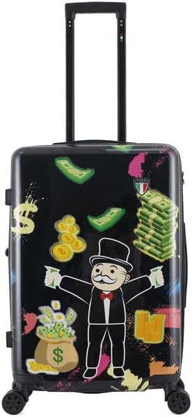 TUCCI Italy Money Man 24” Medium Hardside Checked Suitcase Tucci