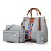 Fashionable Women's Handbag Set with Shoulder Bag (4 Pcs) Trendy Attic Store01