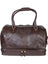 Scully Large Leather Duffel Bag Chocolate