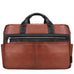 McKlein 17" Leather Two-Tone Dual-Compartment Laptop Briefcase