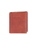 Scully Italian Leather Tri-Fold Wallet Mahogany