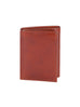 Scully Italian Leather Tri-Fold Wallet w/ ID Window Cognac