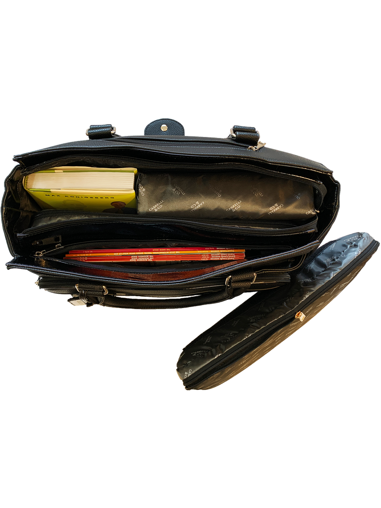 Cabrelli fashion executive top rolling carry on brief