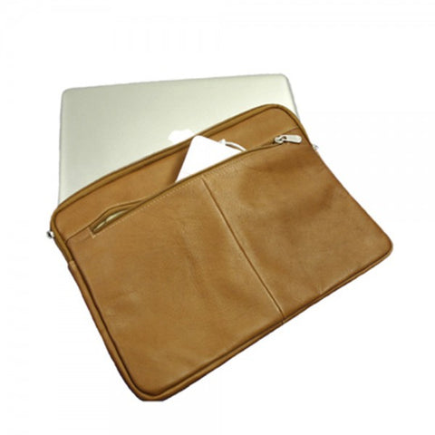 Piel Leather 13" Zip Laptop Sleeve