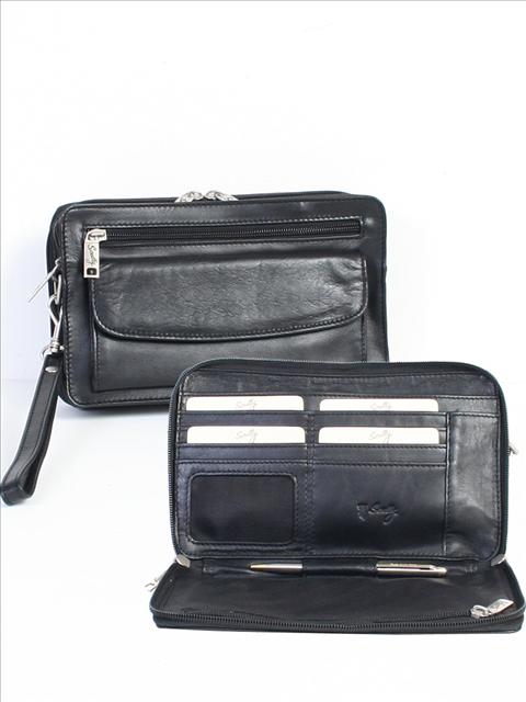 Scully Leather Personal Clutch Assorted Colors