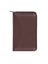 Scully Leather Soft Plonge Zip Pocket Planner Chocolate
