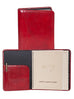 Scully Italian Leather Wirebound Desk Size Planner Red