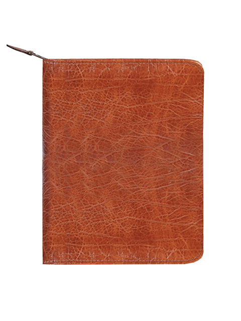 Scully Antique Calf Leather zip letter pad