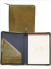 Scully Italian Leather Zip Letter Pad Aloe
