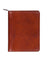 Scully Italian Leather Zip Letter Pad Cognac