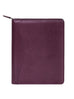 Scully Italian Leather Zip Letter Pad Plum