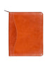 Scully Italian Leather Zip Planner Sunset